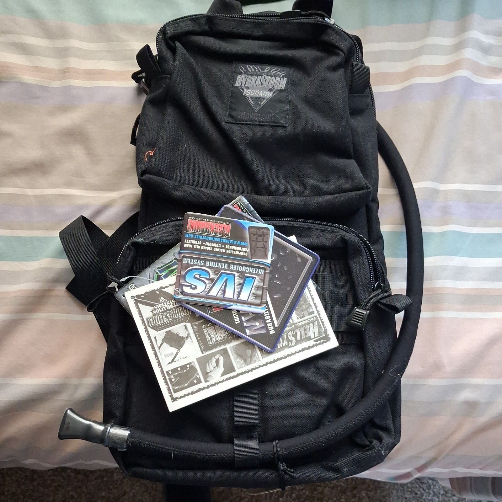Blackhawk Hydrastorm Tsunami Pack & Bladder 100 oz Reservoir Hydration Water NOS
