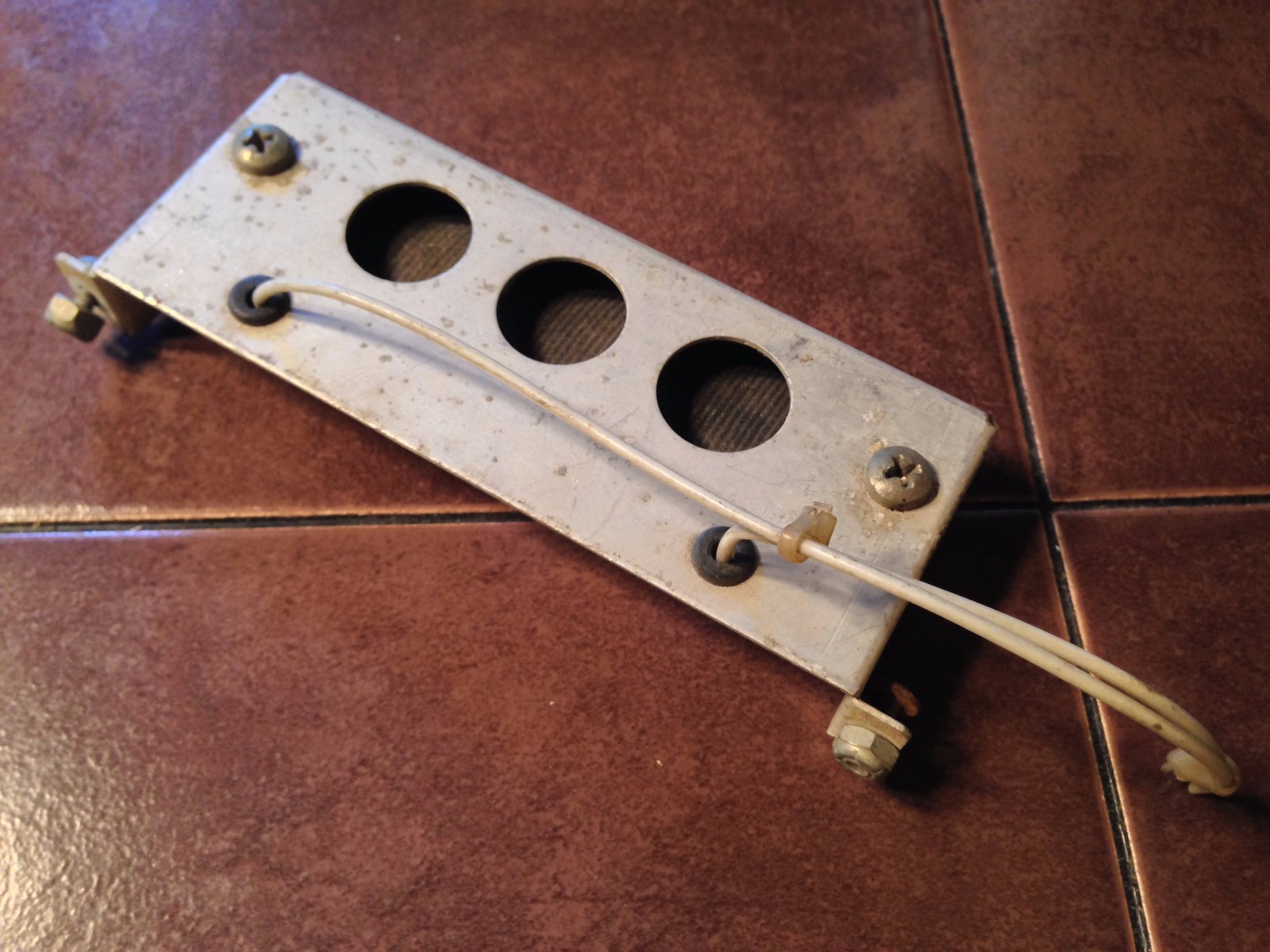DALE Dropping Resistor & Mount,  12ohm, 55watt.