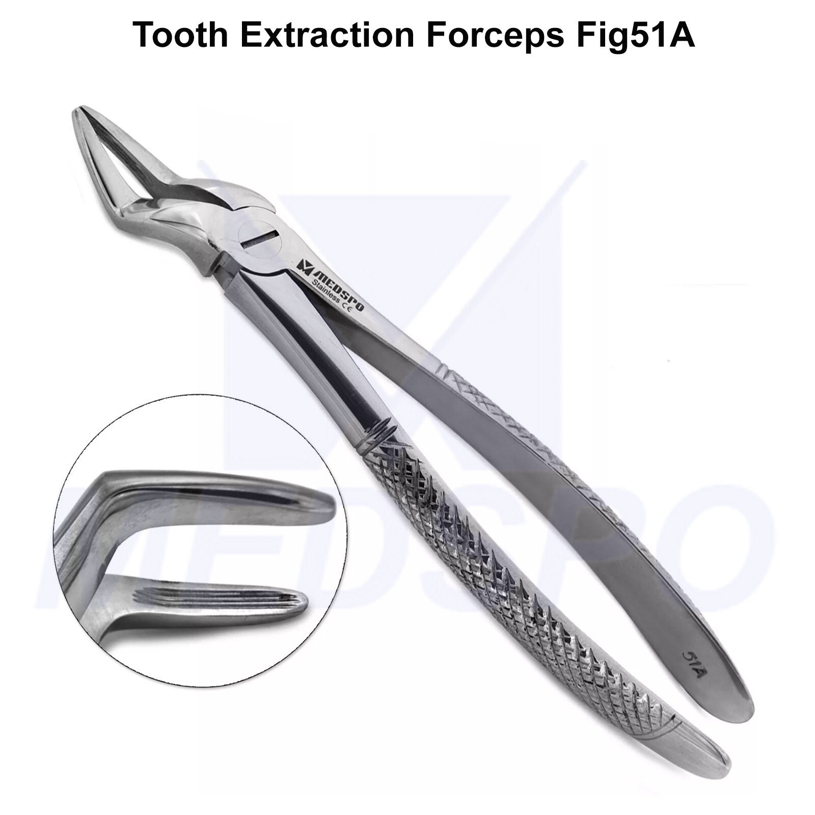 Tooth Extraction Forcep Fig 51A Extracting Upper Roots Dental Oral Surgery Plier