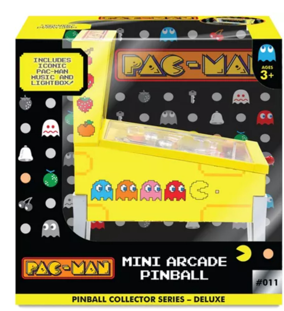 PAC-MAN Mini Arcade Pinball Deluxe Collector Series #011 Music & Lightbox New