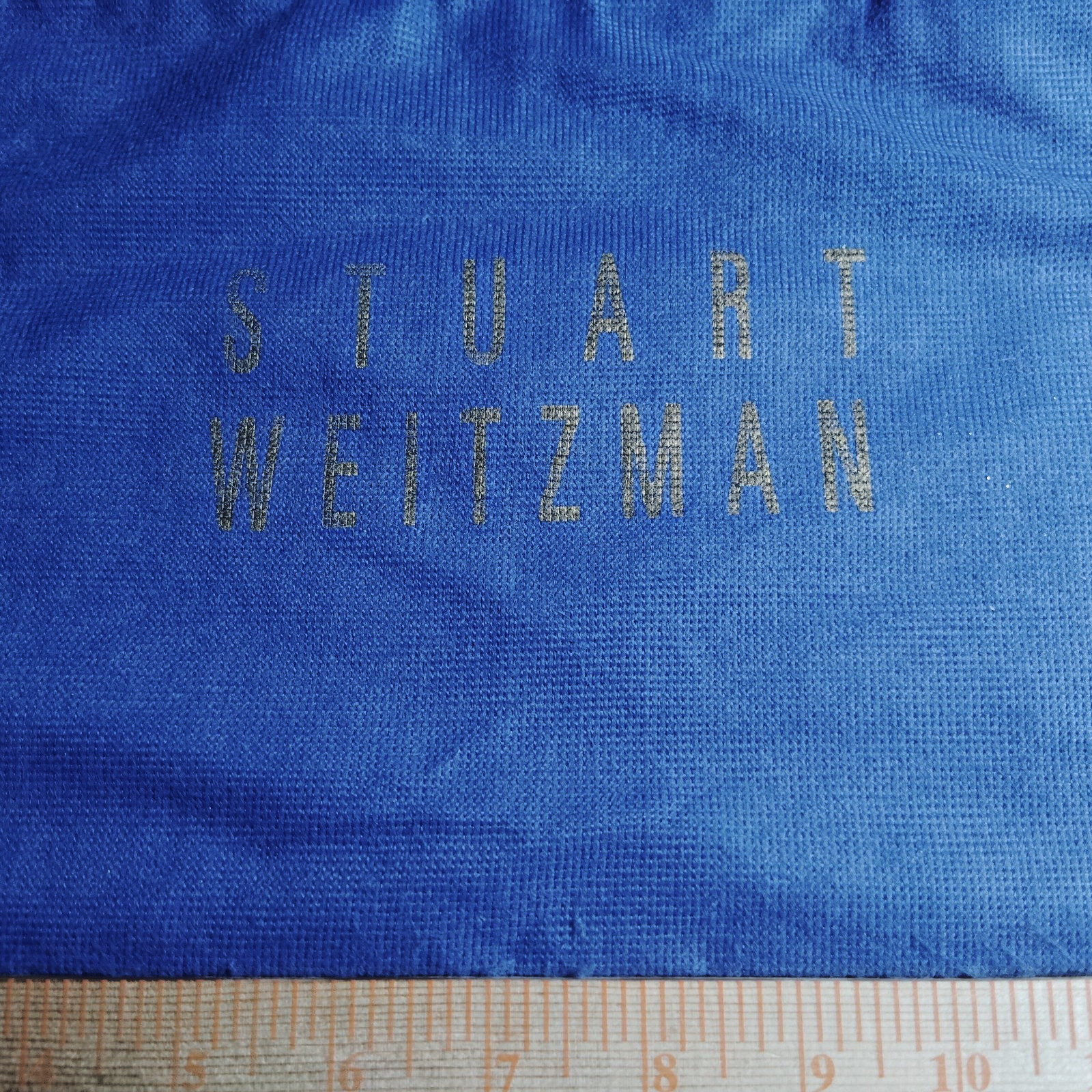 Stuart Weitzman Royal Blue Purse Dust Cover Bag Drawstring 14" x 10"