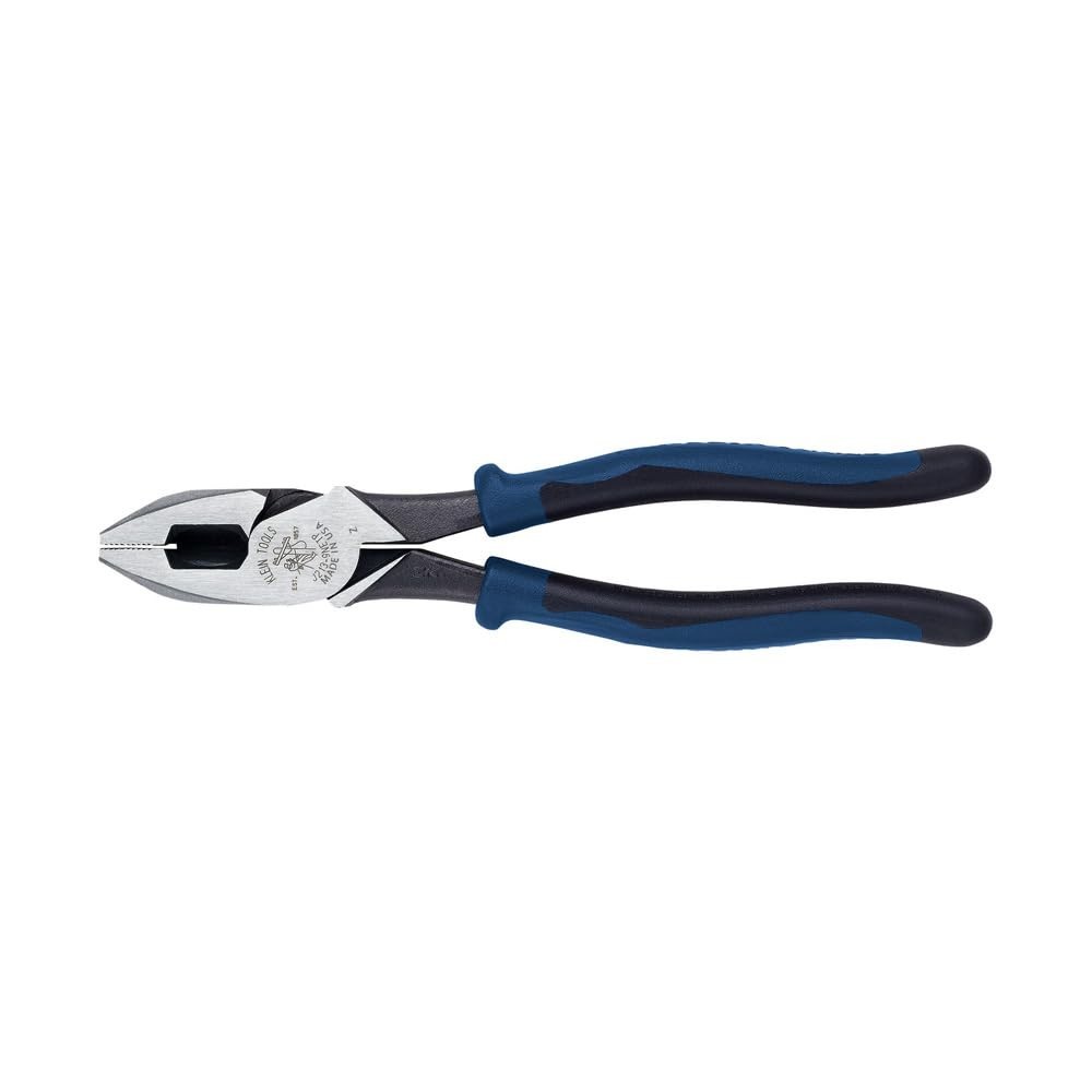 High Leverage Side Cutters Pliers, 9.5-Inch Fish Tape Pulling Tool, USA Made