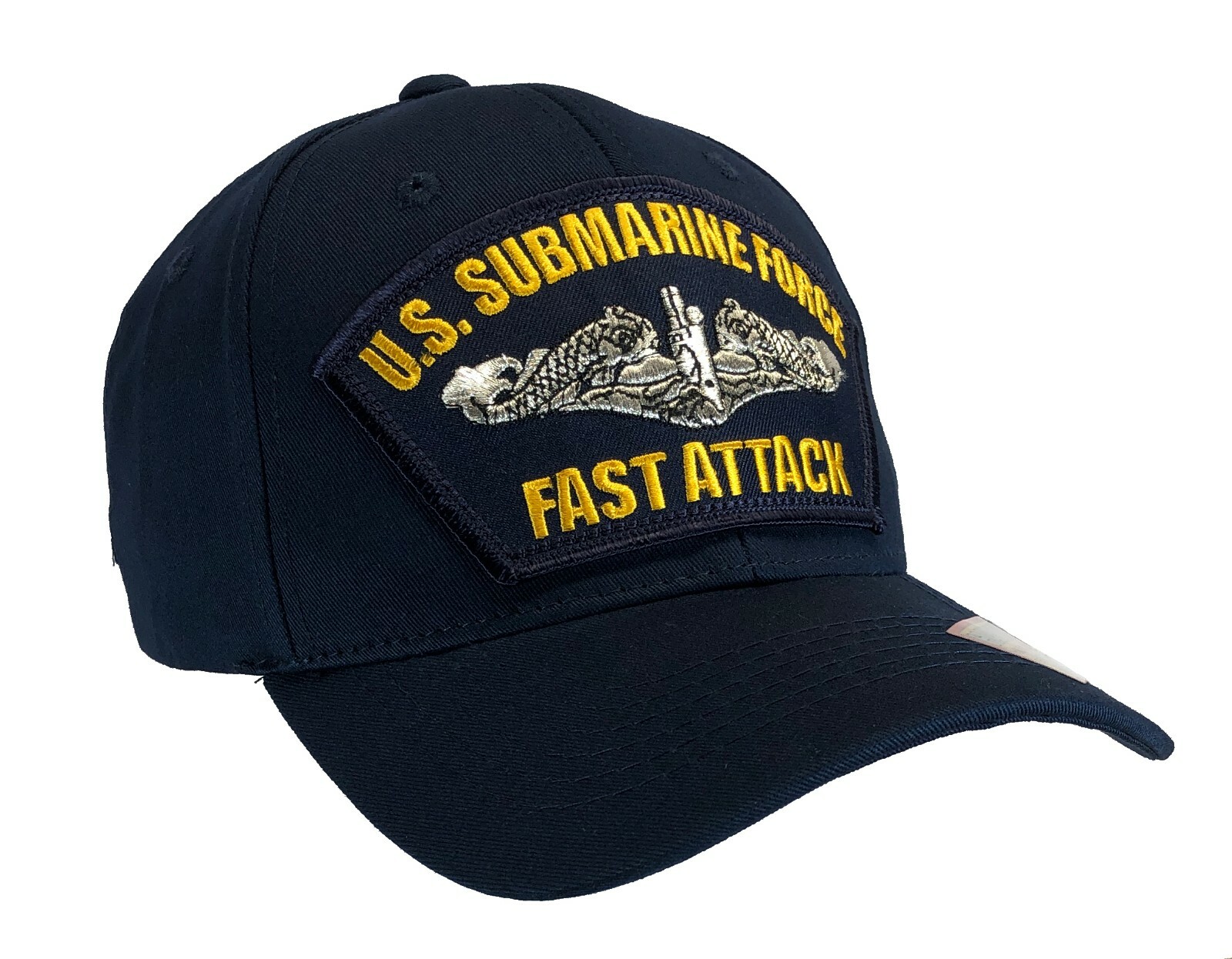 Submarine Force Veteran Hat US Navy Blue Ball Cap FAST ATTACK Version