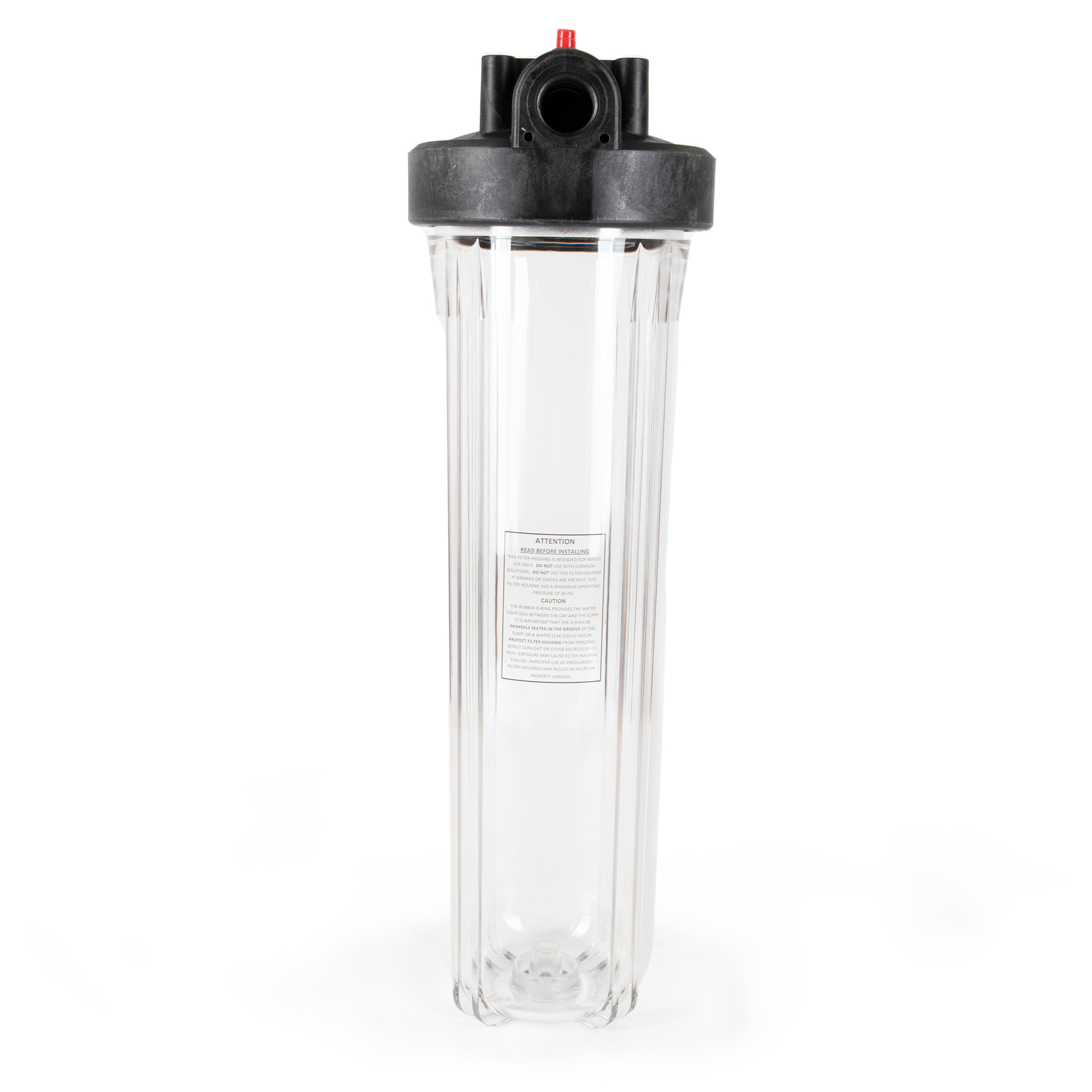 Filter Housing, House Commercial Hydroponics Clear BB Size 10", 1" Ports w/ PR