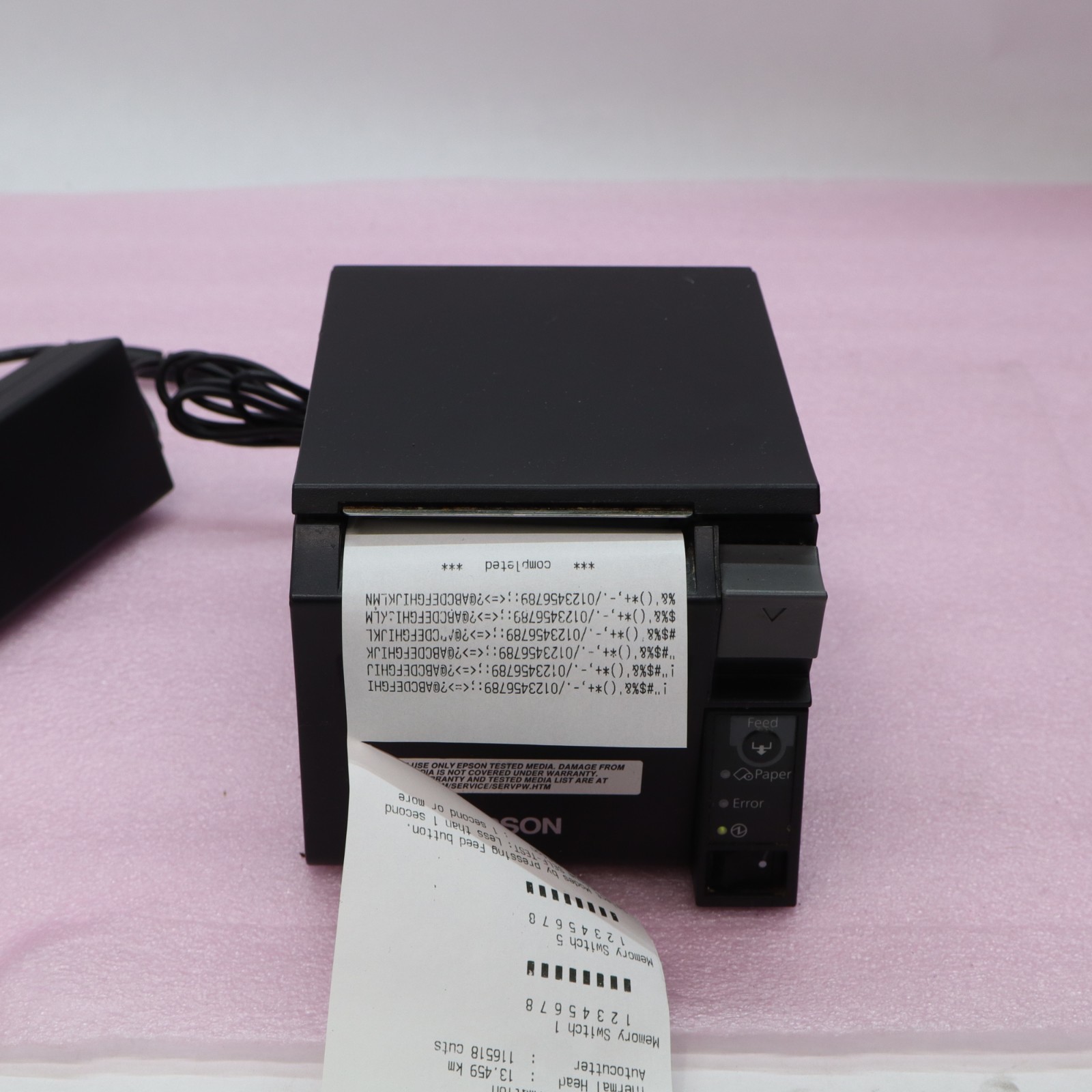 Epson TM-T70II Thermal Label Printer M296a Unit Only Print Tested T5