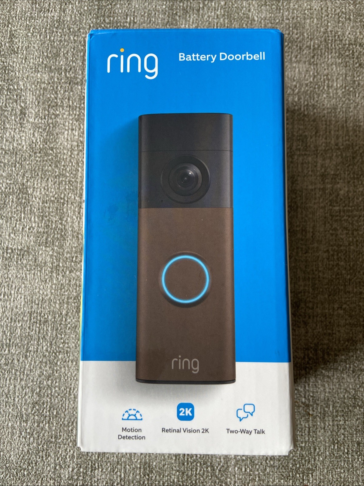 Ring Battery Doorbell NIB - Sealed Brand New Matte Mocha