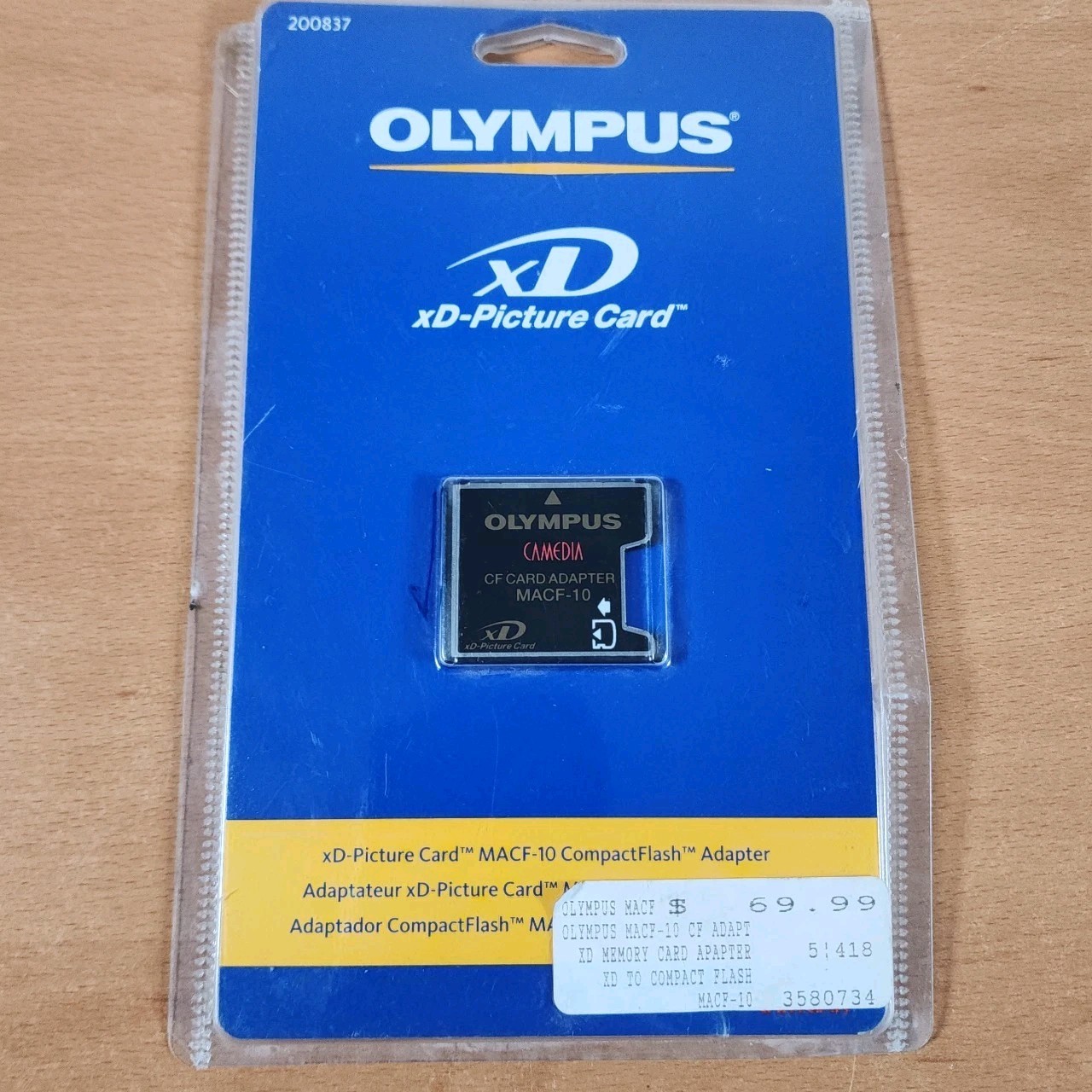 Sealed 🔥 OLYMPUS Japan Camedia CF Card Adapter MACF-10 xd picture card READ
