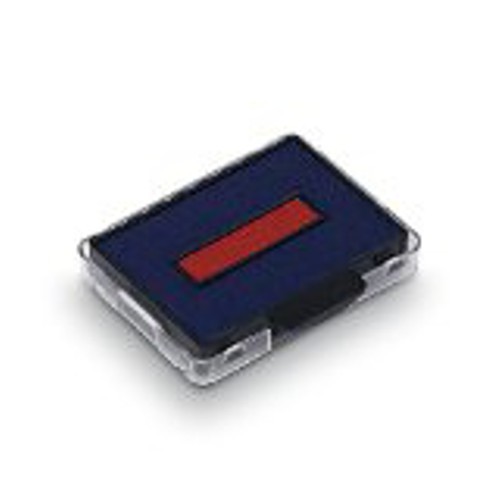 Trodat 6/50 Stamp Replacement Ink Pad for 5430 Stamp, Blue/Red Ink