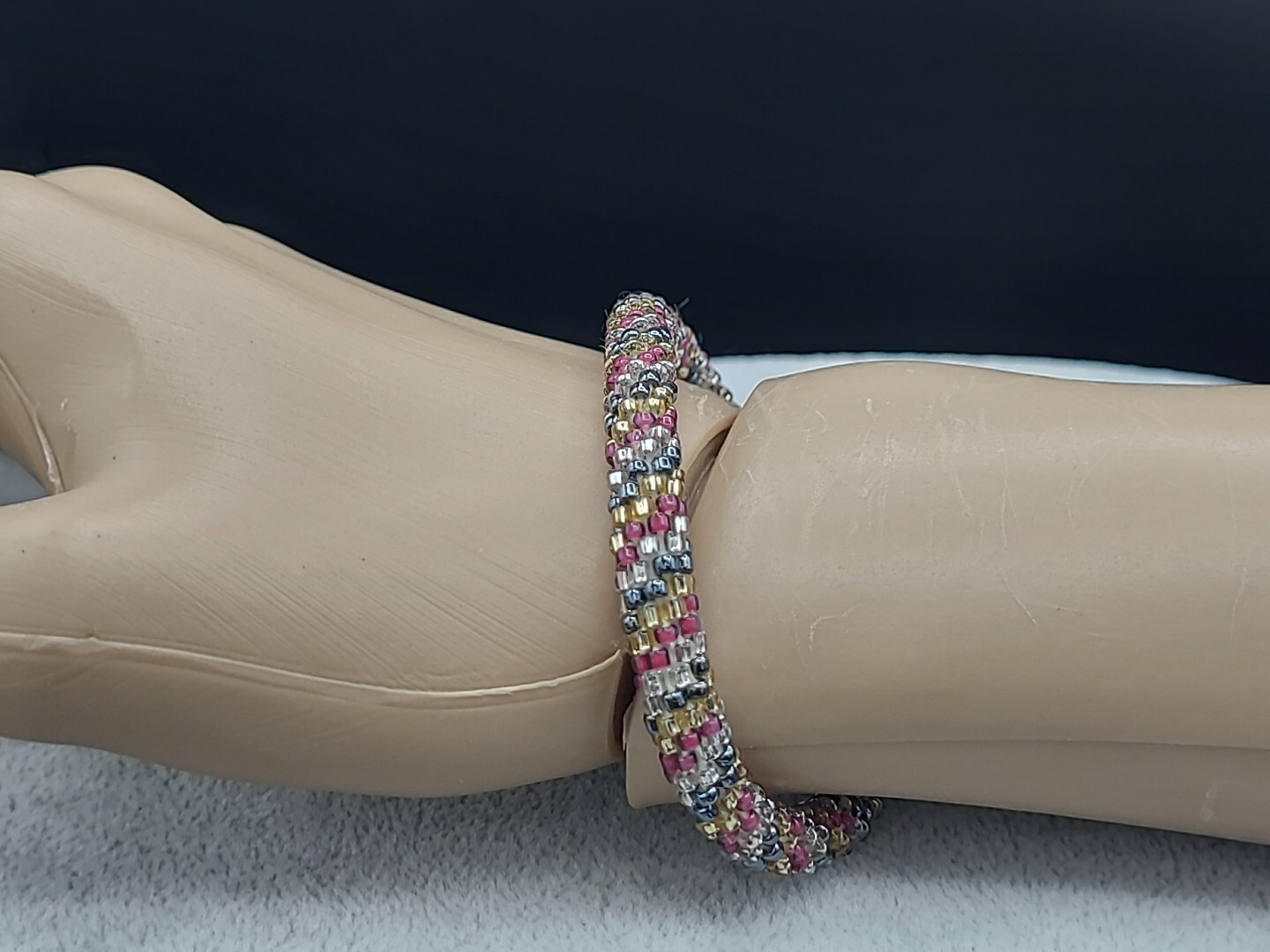Multi-Colored Beaded Bracelet