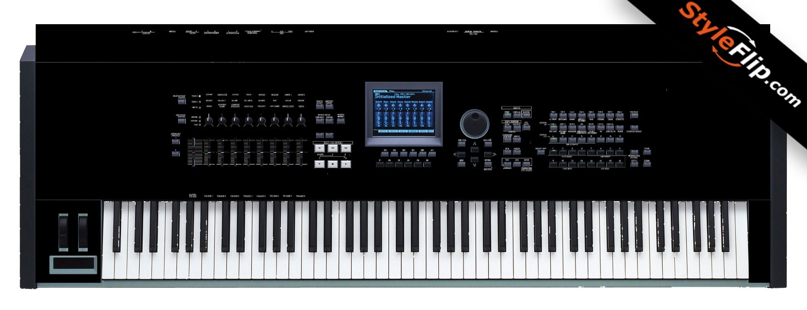 Yamaha Motif XS8 Skin | Black | Protective Decal | StyleFlip