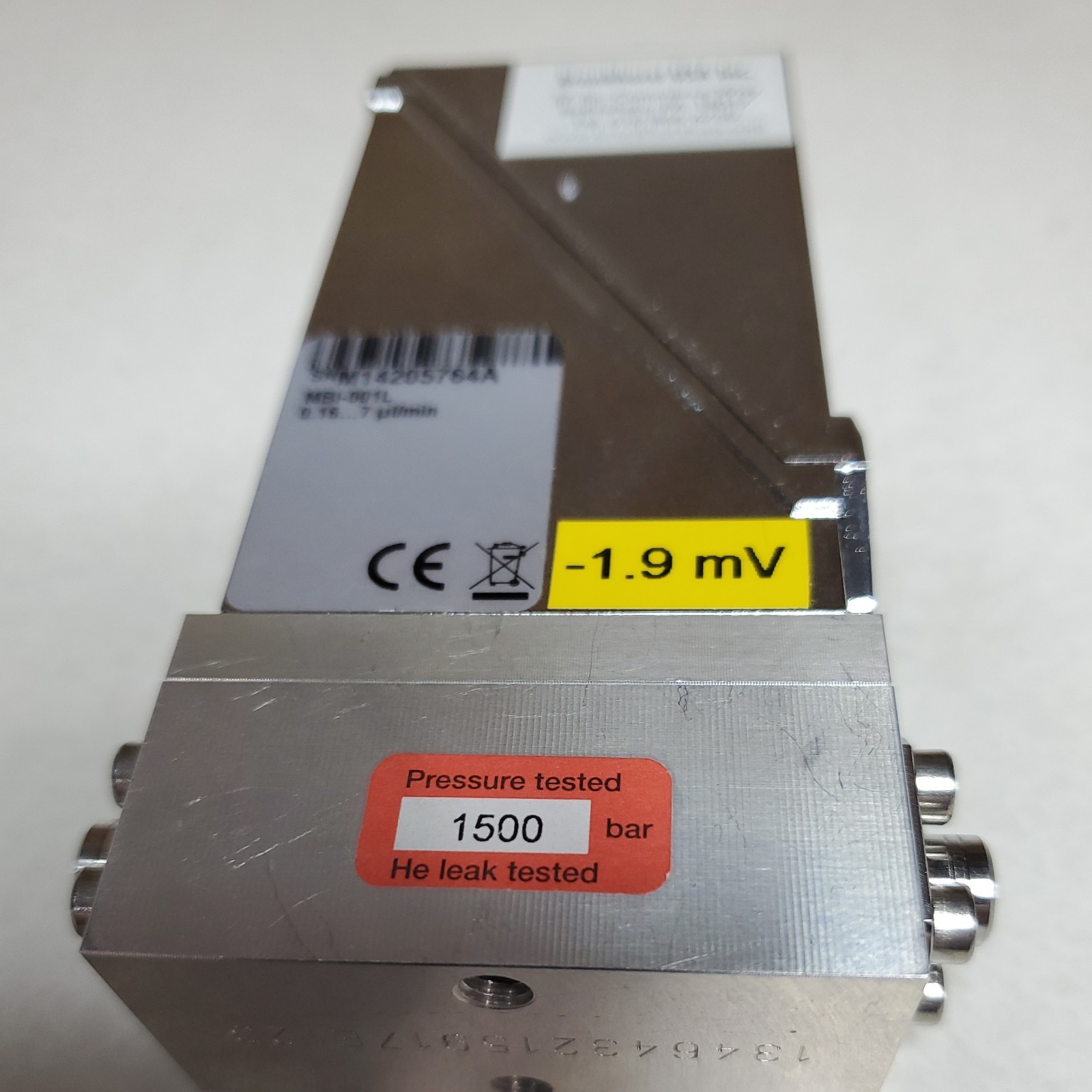 Bronkhorst μ-FLOW MBI-001L Mass Flow Controller 0.16–7 µL/min @digital