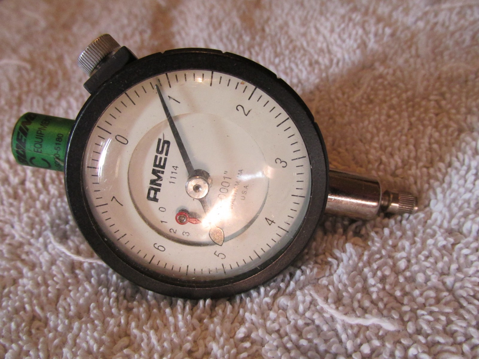 Ames .0001 Machinists Dial Indicator 1114 Gauge BOEING AIRCRAFT FACTORY SURPLUS