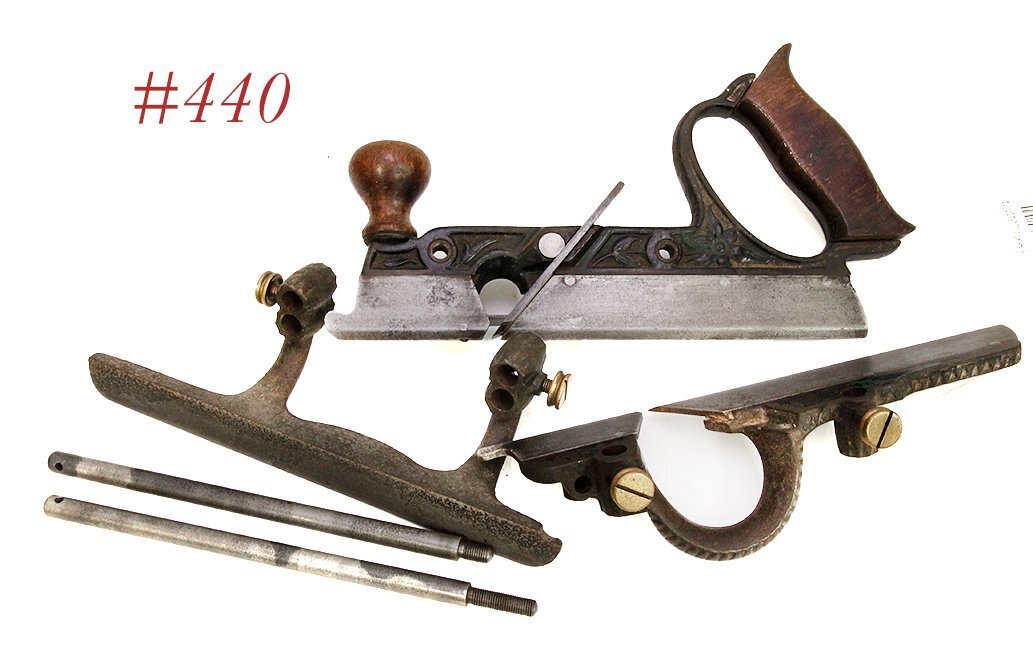 older NON NOTCHED STANLEY TOOLS 45 plow combination woodworking plane