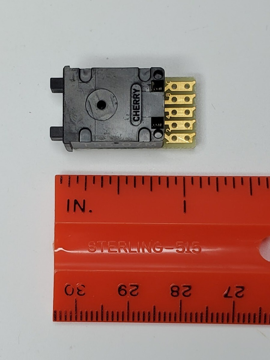 Cherry - T55-07M0 - Switch, Pushwheel Thumbwheel. Single 8 Pos, Dust Proof, BCB