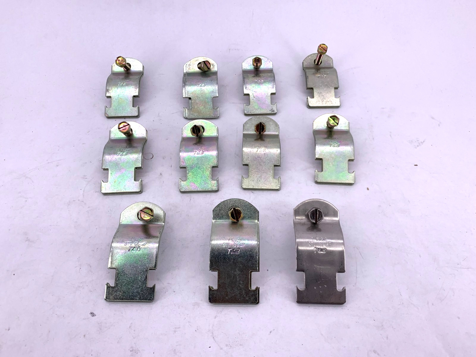 Lot of 11 Thomas & Betts 1 RIGID CLAMP Zinc Conduit Clamp 1" - No Box