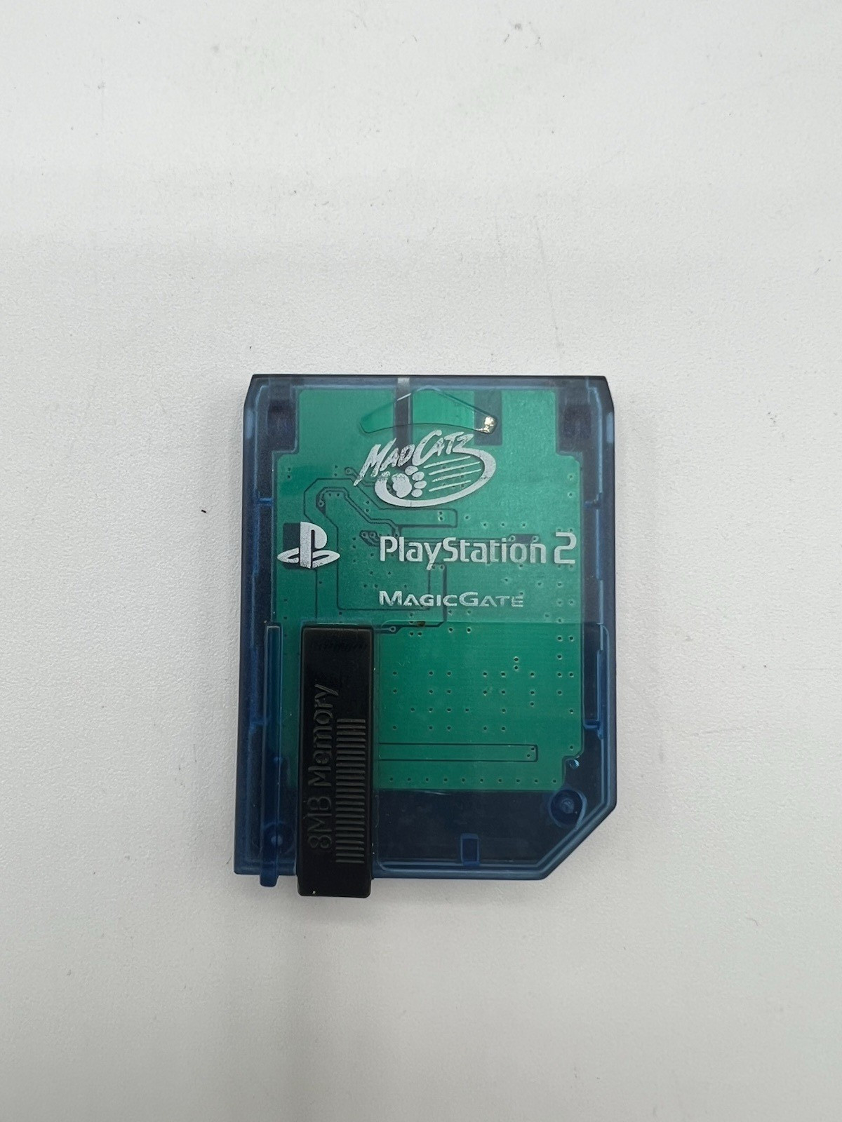 Mad Catz PlayStation 2 PS2 Blue Magic Gate 8 MB Memory Card