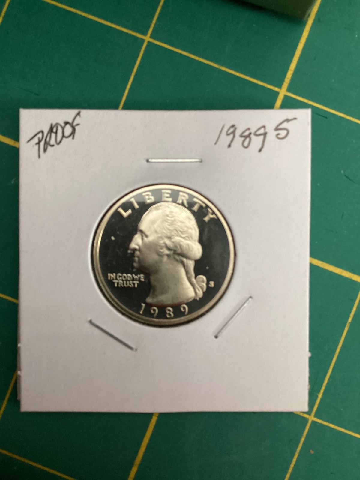 1989 S Proof  Washington Quarter Free Shipping