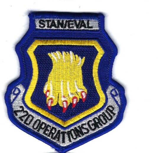 PATCH USAF  22nd OPERATIONS GROUP STAN EVAL  OG                  B4-1
