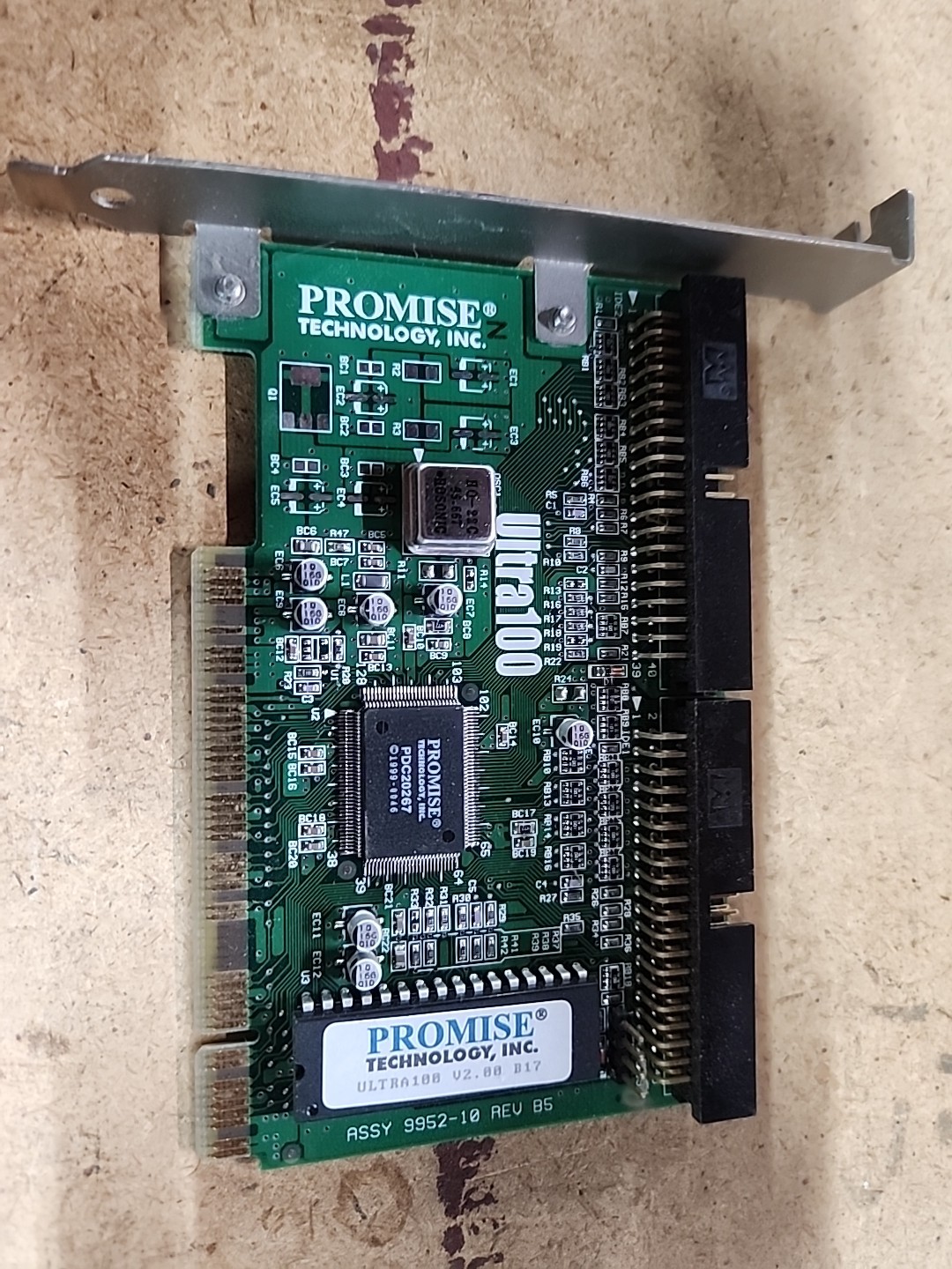 Promise Technology Ultra 100 Dual IDE PCI Controller Card 9952-10 REV B5