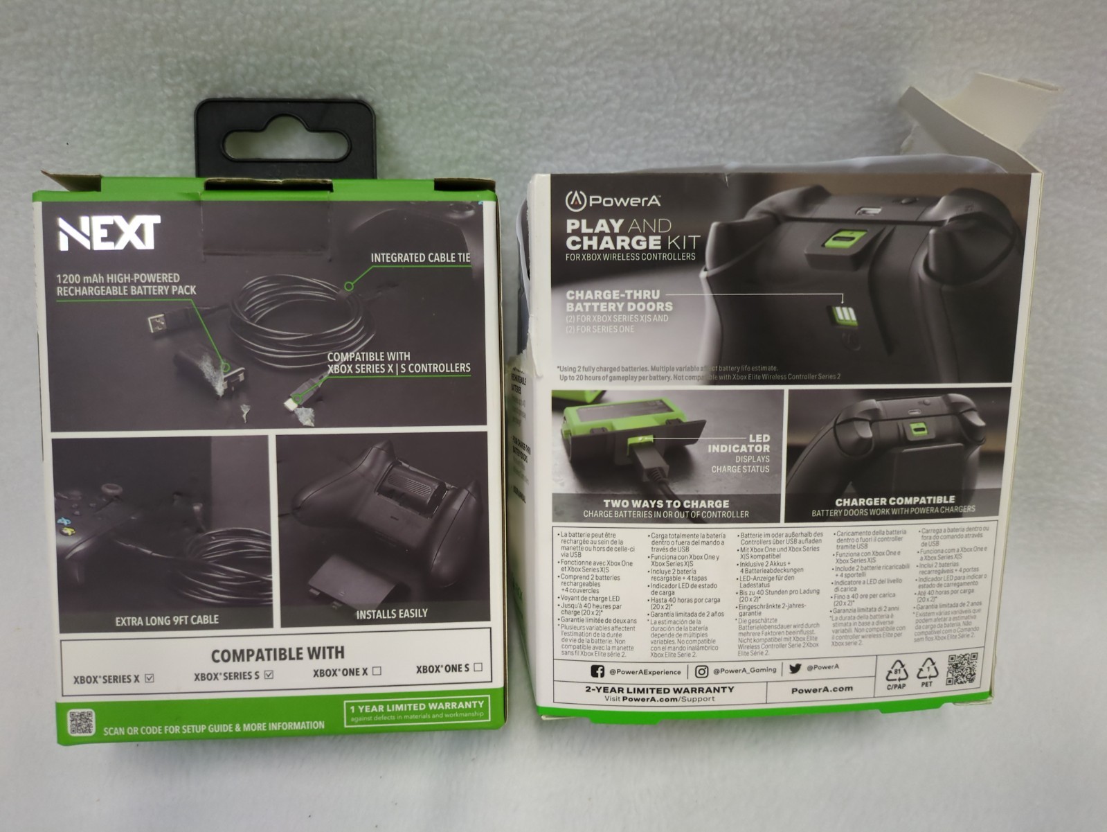 Power A/Next Xbox Play & Charge Rechargeable Controller Cable USB-C Series X/S
