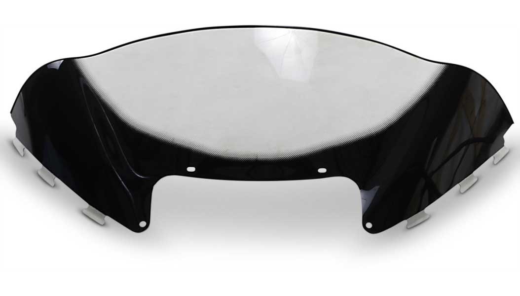 SNO Stuff Windshield - Low - 12.5in. - Smoke/Graphics - 450-167-03