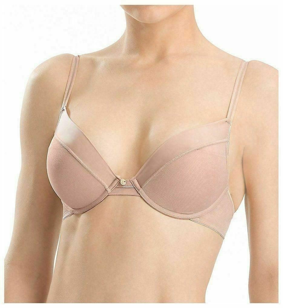 NWT Natori 733084 Risque Low Cut Lift Underwire Bra SZ. 36DD  Cafe