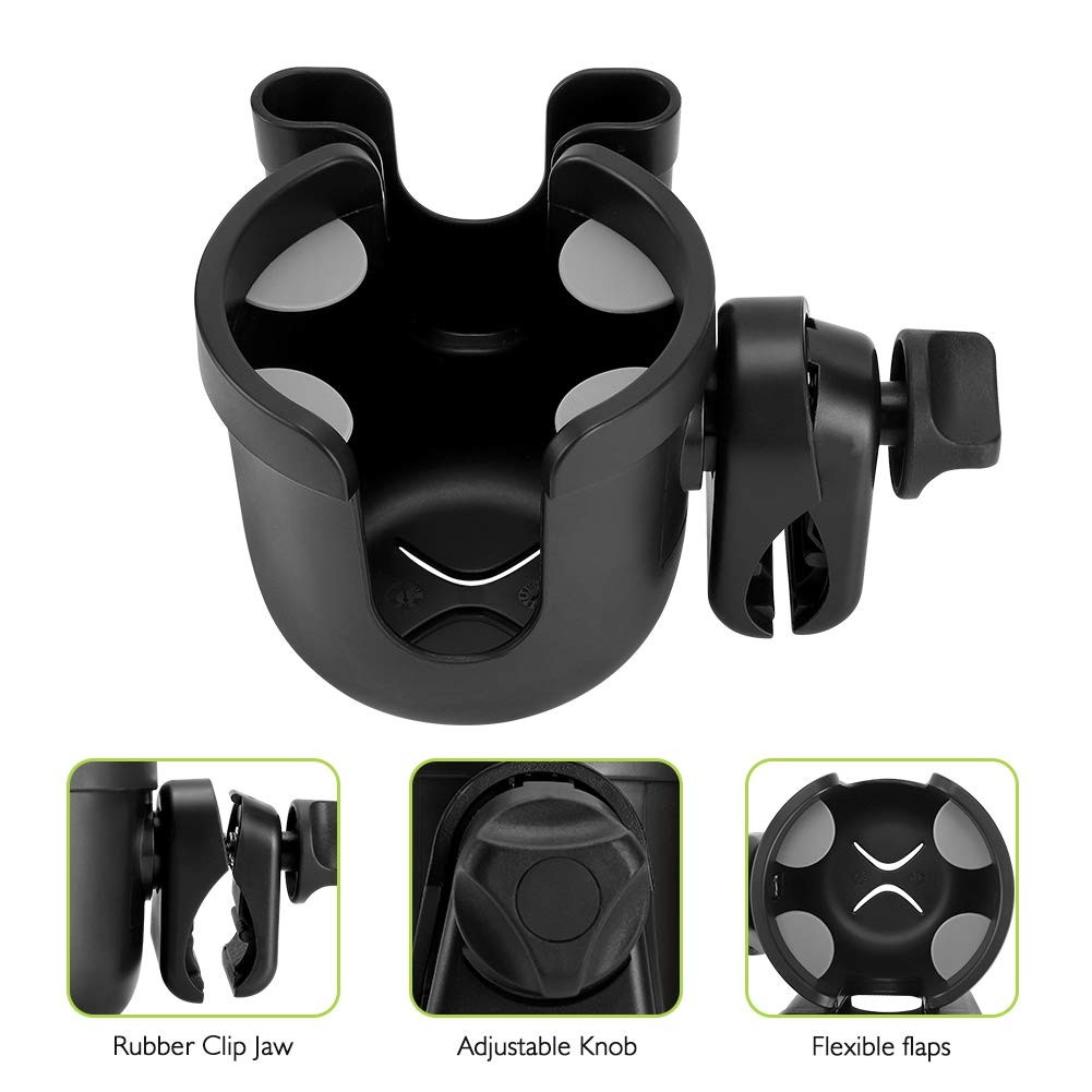 2-in-1 Walker 1* Cup Phone Holder, Hook, Holder & Hook
