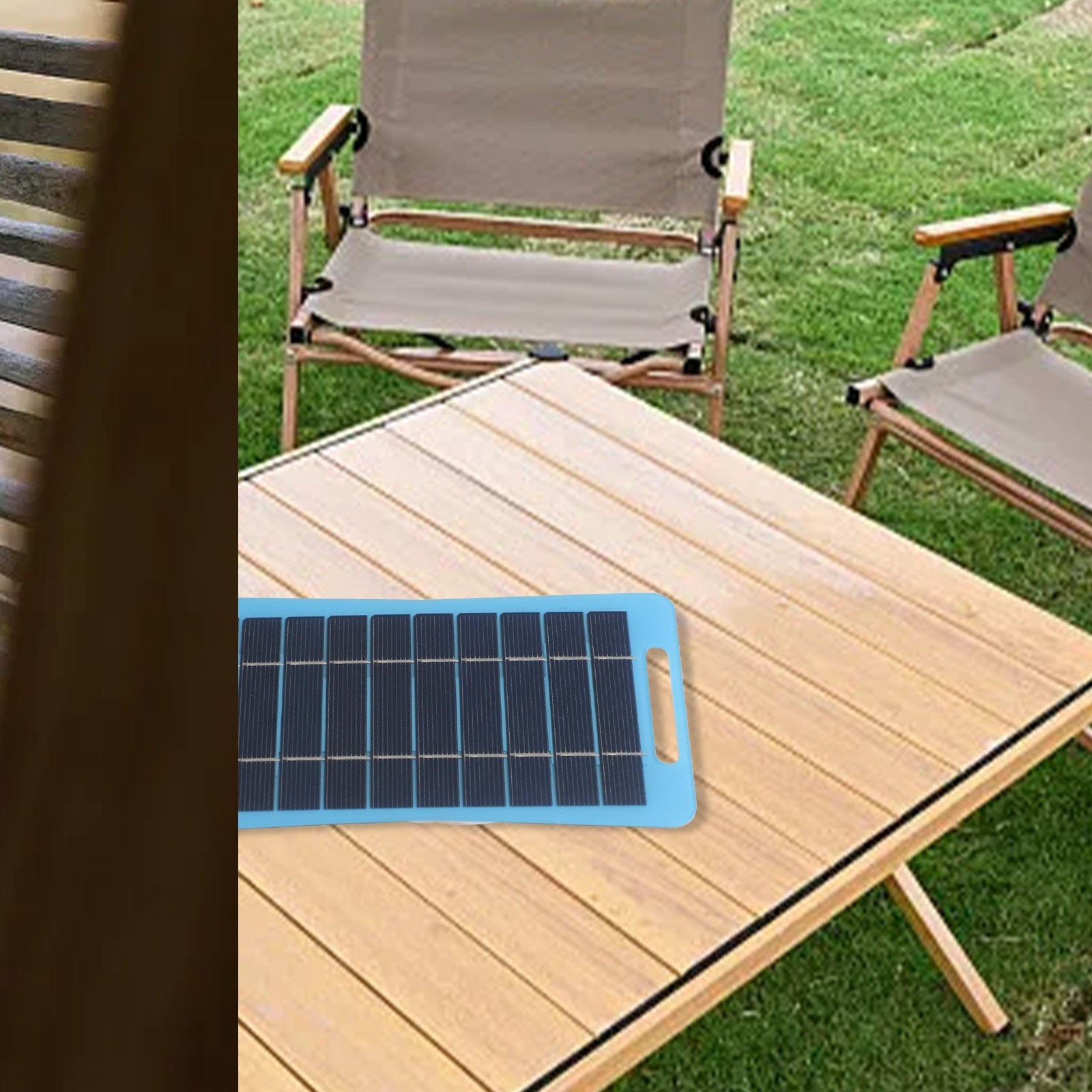 Compact 5W Solar Panel with USB Compatibility Essential Gear for Travelers