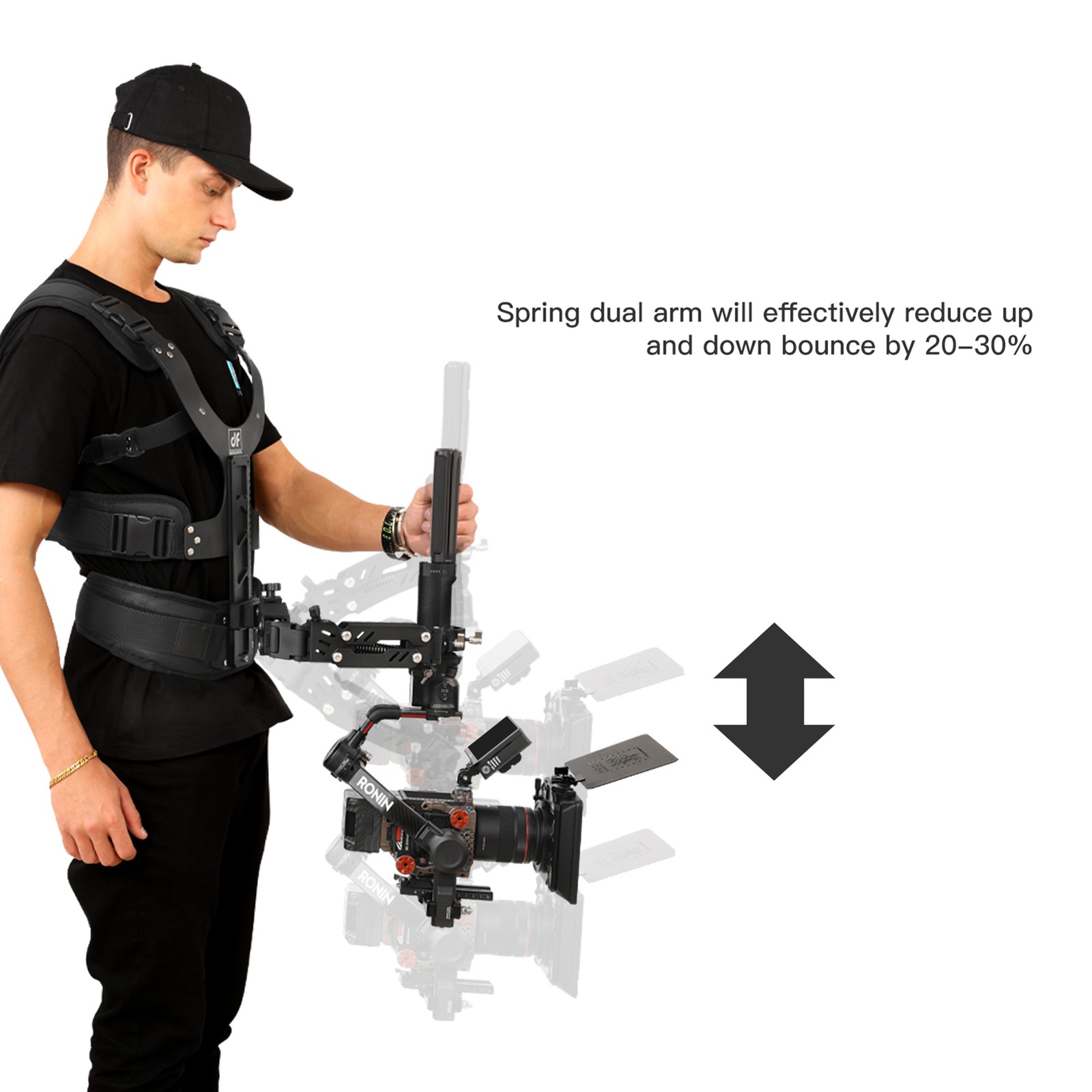 DF DIGITALFOTO THANOS-SE Compact Tiltable Universal Gimbal Supporting Vest