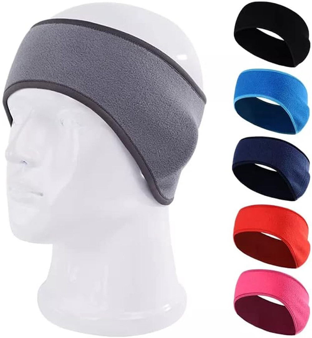 Winter Fleece Ear Muffs Warmers Headband  for Men Women Cold Weather Ski Riding