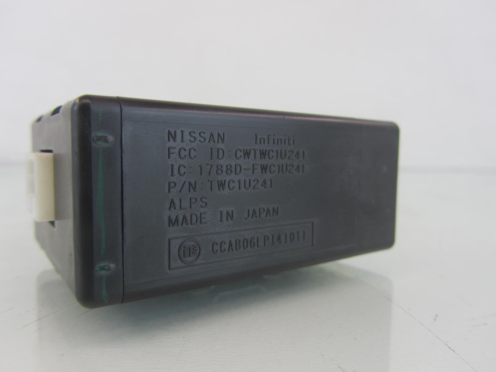 08-13 NISSAN ROGUE Keyless Entry Conventional Theft-Locking Relay Control Module