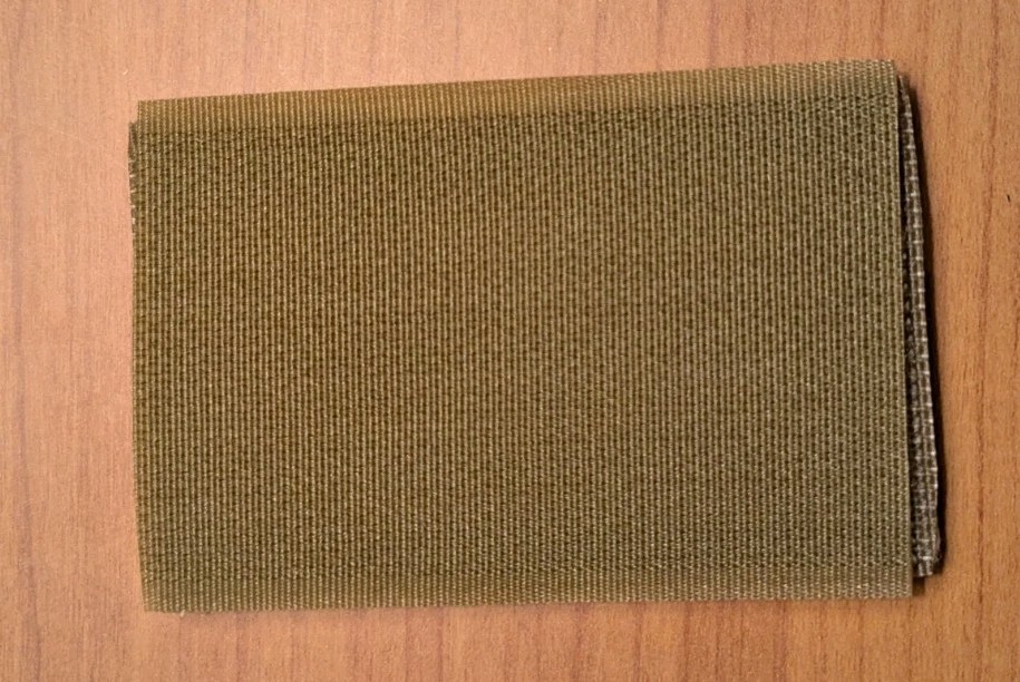 U.S. Flag Patch tan black hook and loop 3'' x 1.9''