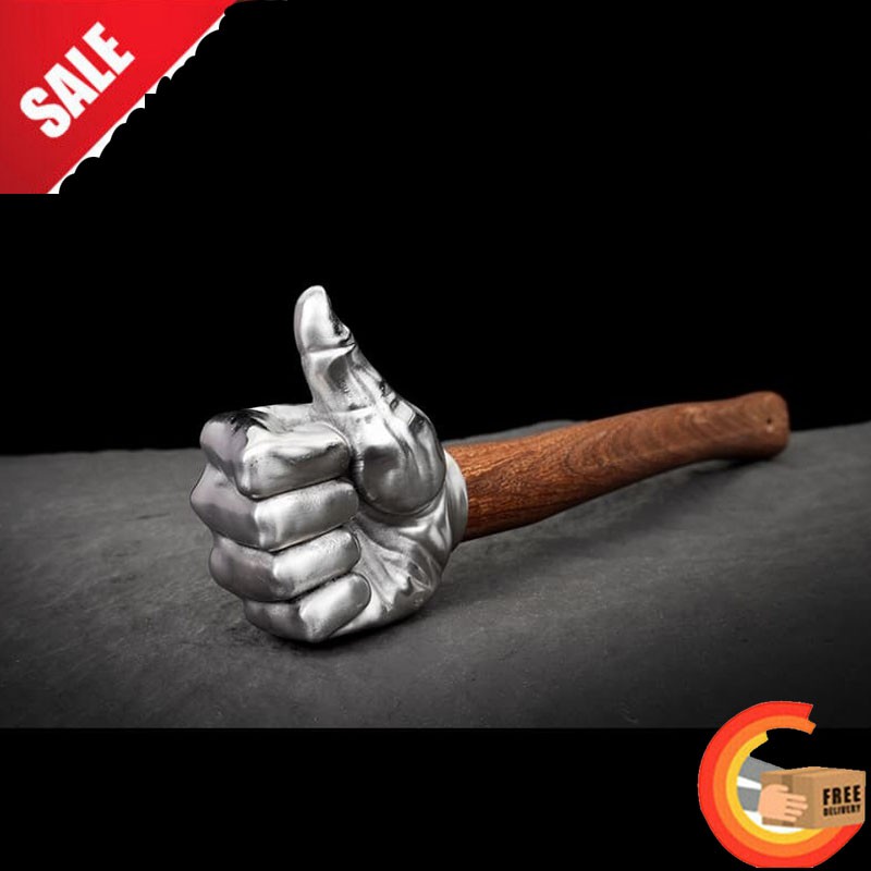 Pro Grade Heavy Duty Hammer: Features Permanent Non-Slip Shock Absorbing Handle