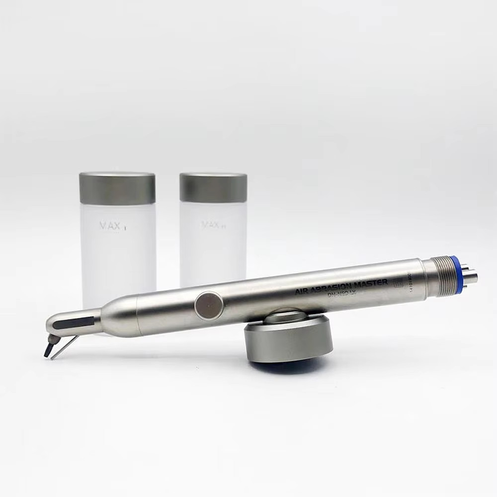Dental Aluminium Oxide Sandblaster 2-in-1 Aluminum Micro Sandblasting Unit 4Hole