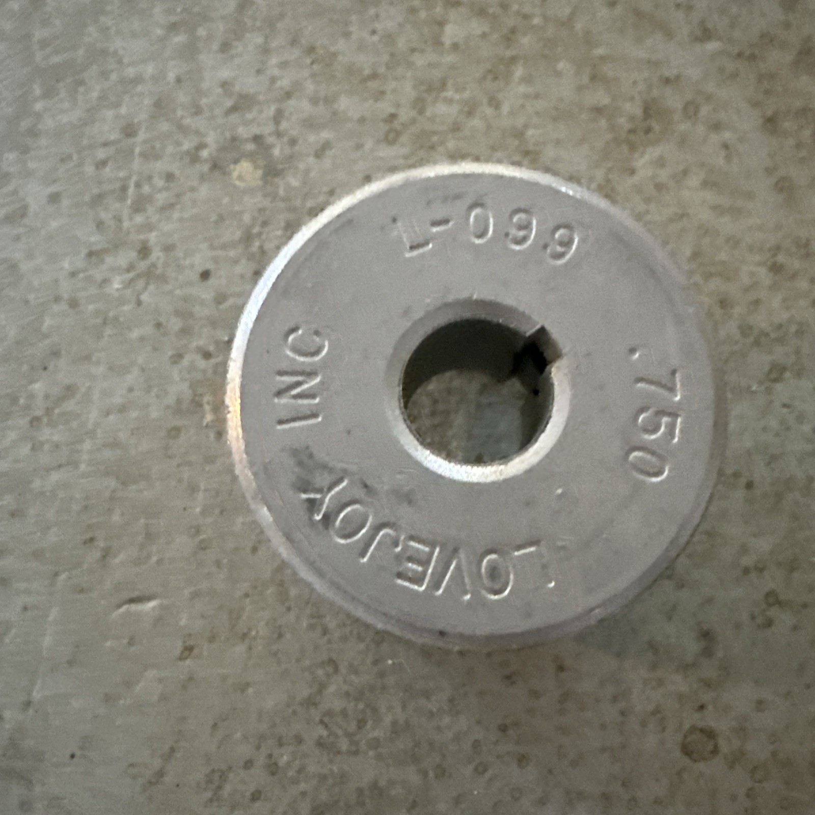 LOVEJOY-L-099 .750 SHAFT COUPLER New No Screws