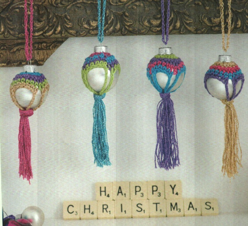 MERRY & BRIGHT THREE WISE MEN & ORNAMENTS CHRISTMAS CROCHET PATTERN INSTRUCTIONS