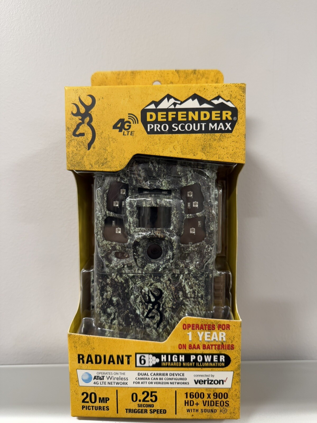 Browning Defender Pro Scout Max HD Cellular AT&T-Verizon Game Camera BTC-PSMXHD