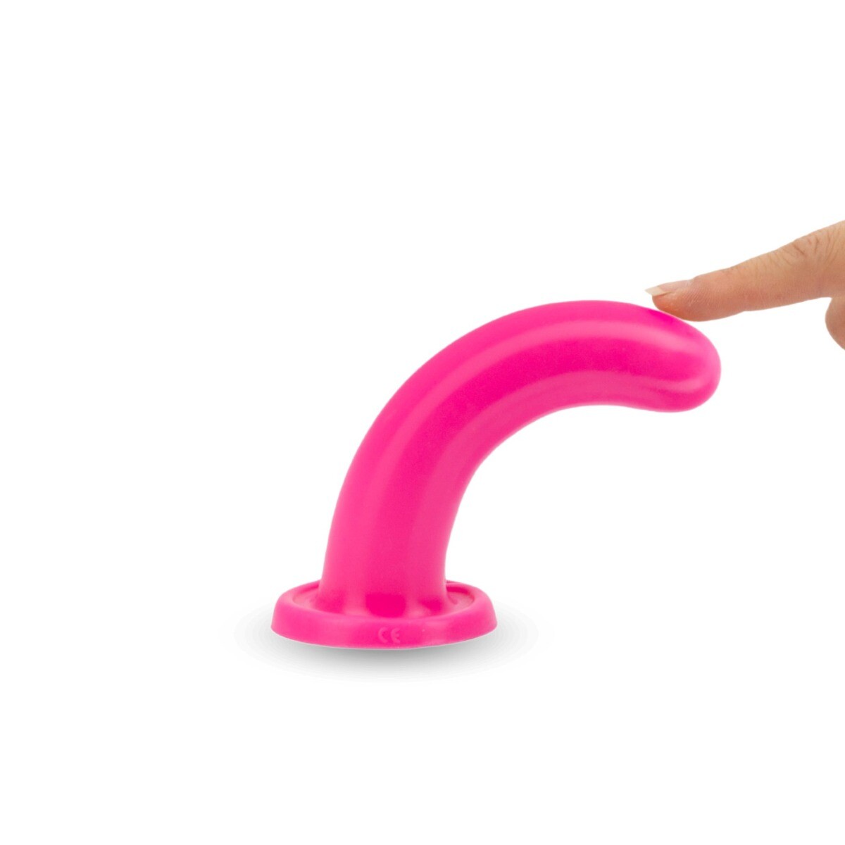 Slim Slender Beginner Anal G-spot Strap-on Dong Dildo with Suction Cup Base