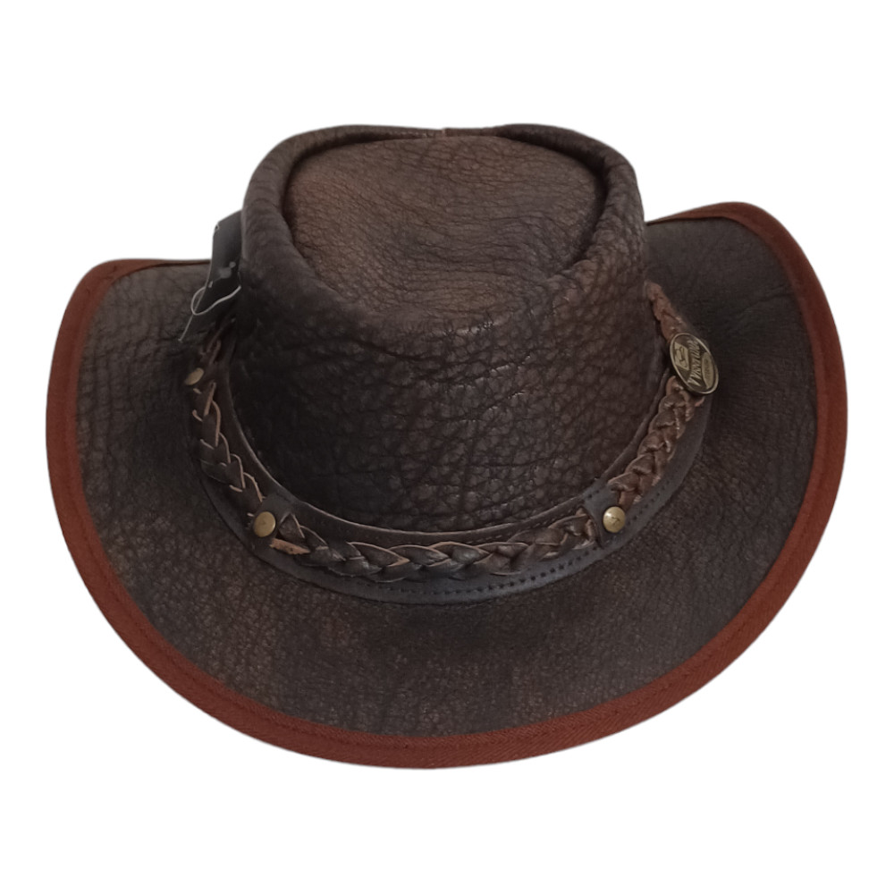 Buffalo Men and Women Brown & Coffee Genuine Leather Cowboy Western Hat