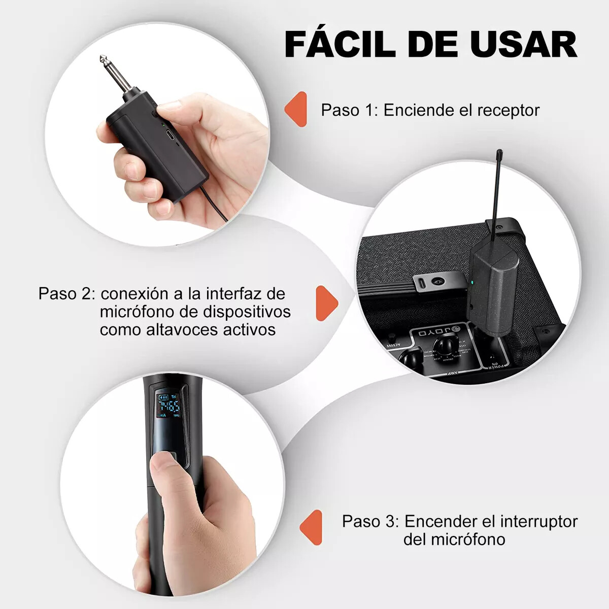 Pro UHF Wireless Microphone System Set Dual Handheld Rechargeable Karaoke Gift