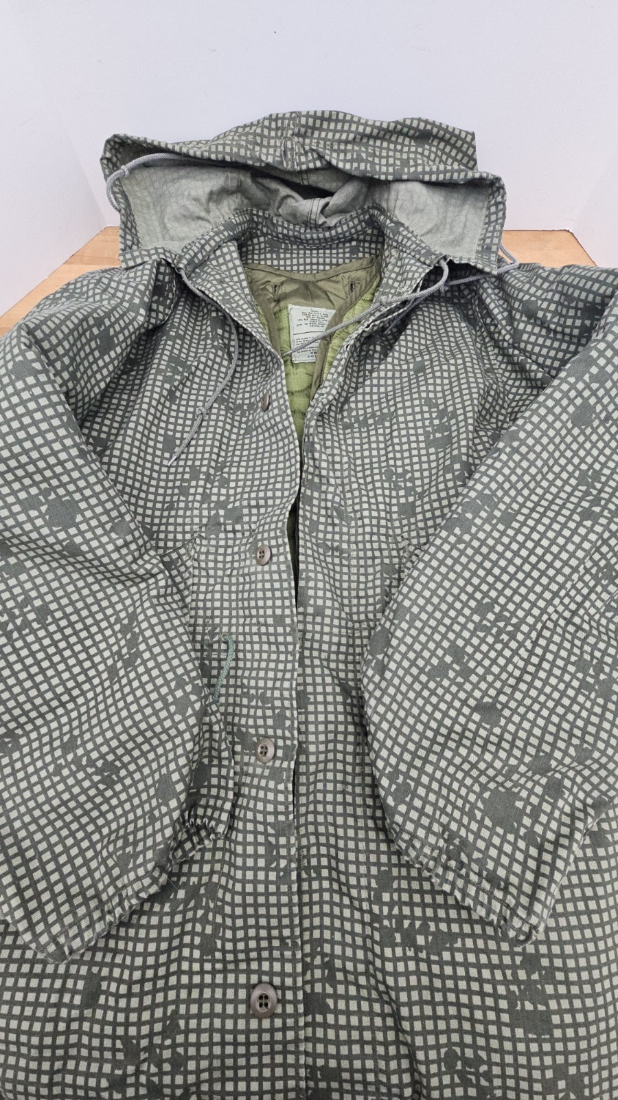 Parka Night Camouflage Desert US Military Issue No 8415 01 102 6280 Size M