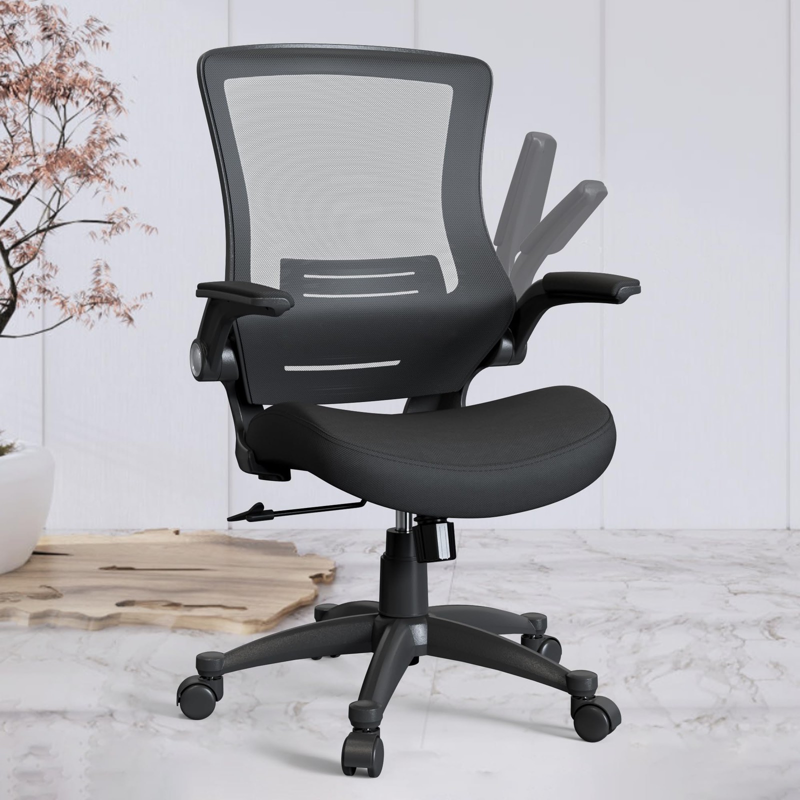 Modern Ergonomic Home Office Desk Task Computer Study Chair Height Adjustable