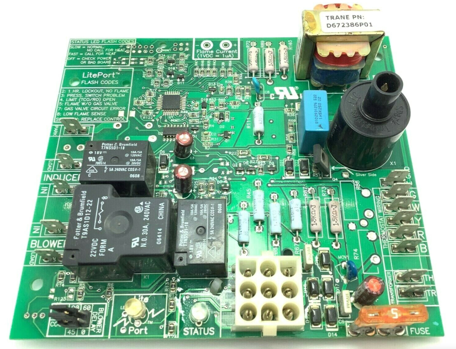D672387P01 TRANE Furnace Control Circuit Board tested working fast shipping