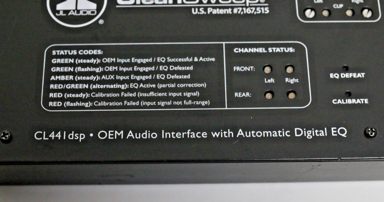 JL Audio CL44IDSP Clean Sweep OEM Audio Interface