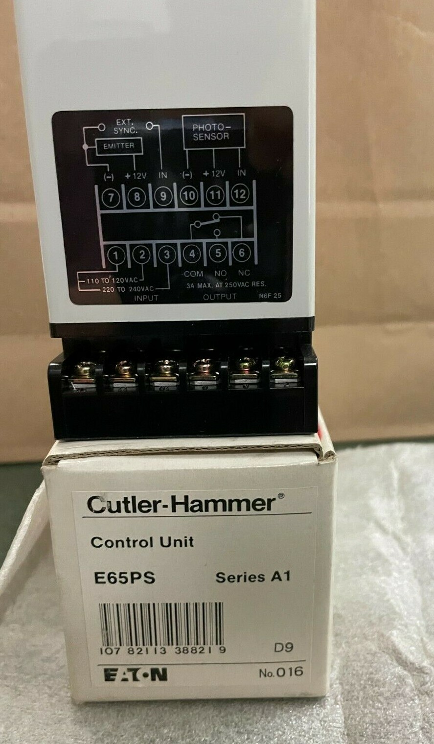 Cutler-Hammer E65PS Series A1 Control Unit Power Supply Relay