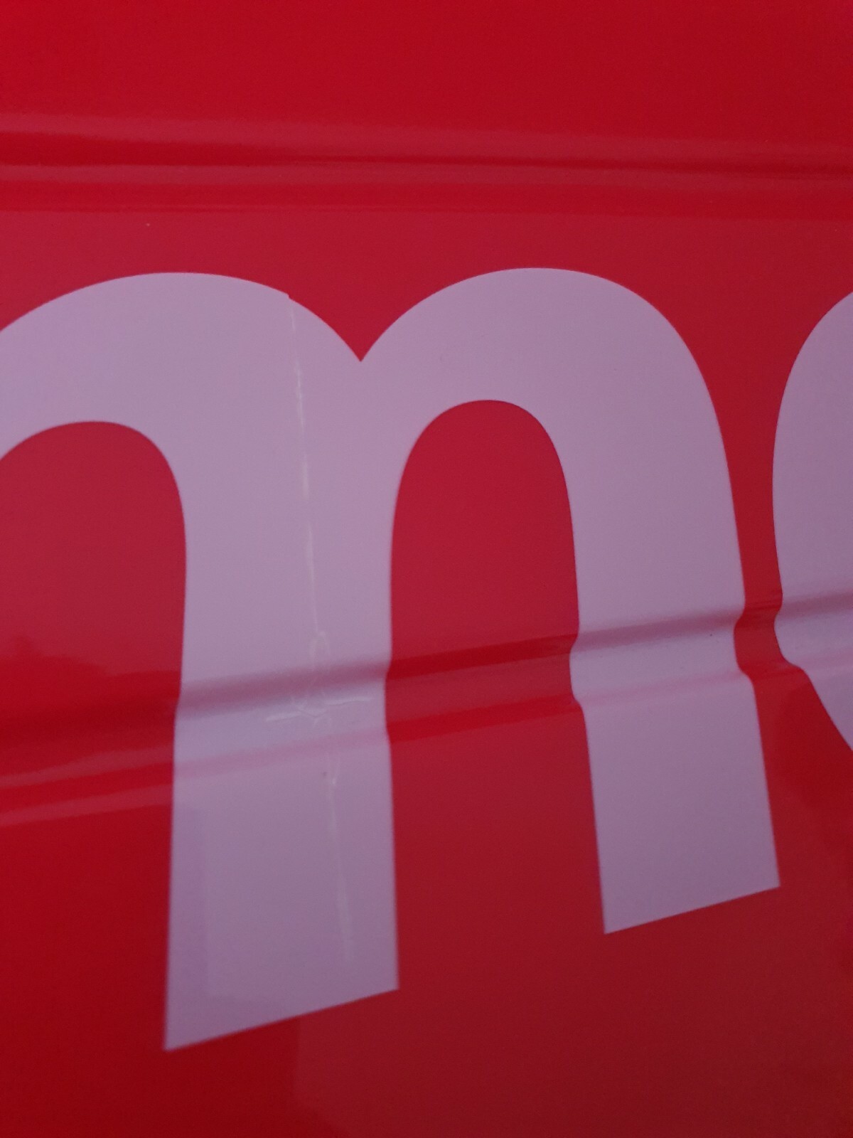 FW17 Supreme sled red Heavyweight plastic snow Accessory