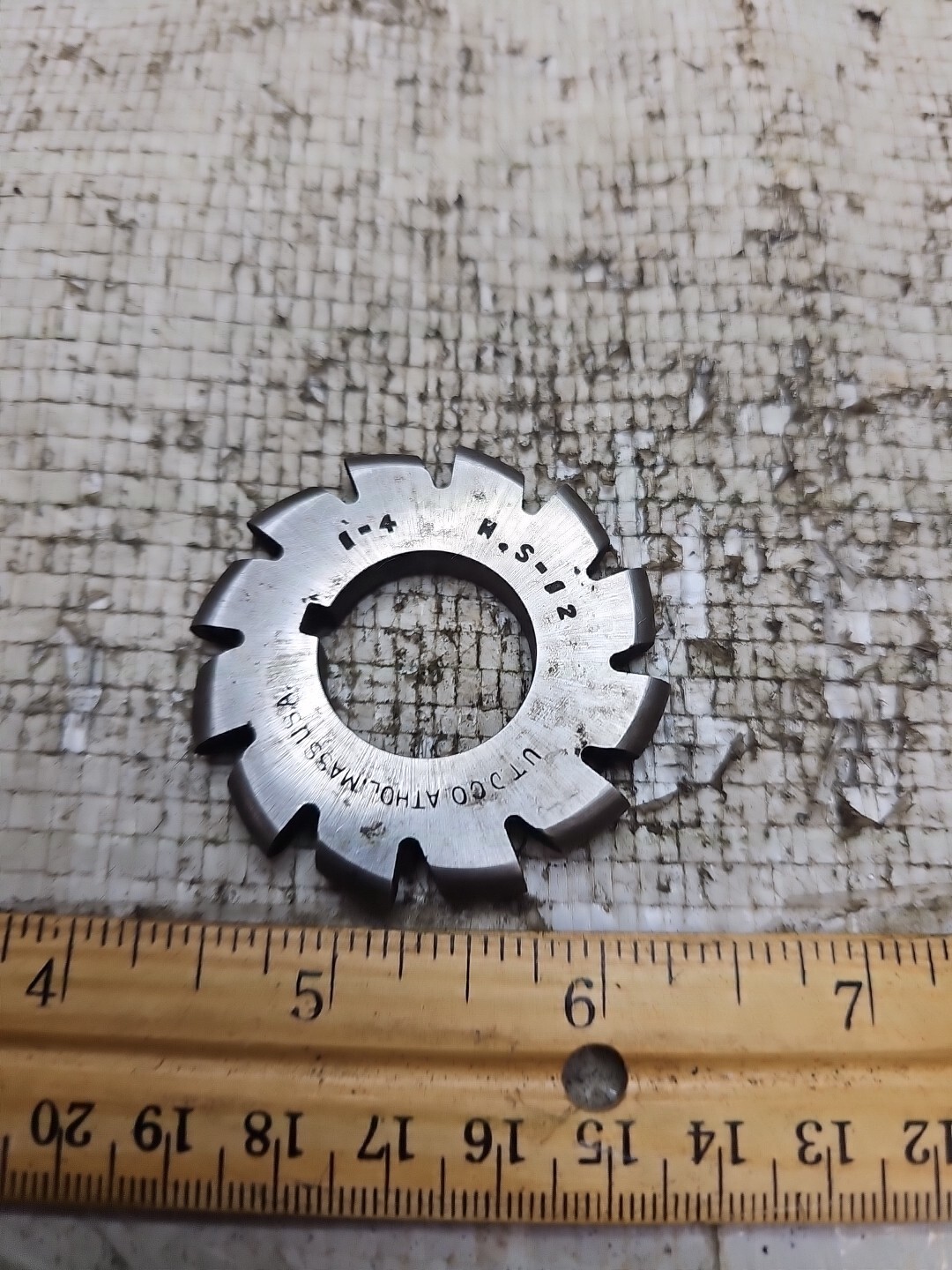 UNION TOOL 2.00" x 1 /4" x 7/8" CONVEX  1/4 DIA Side Milling Cutter HSS