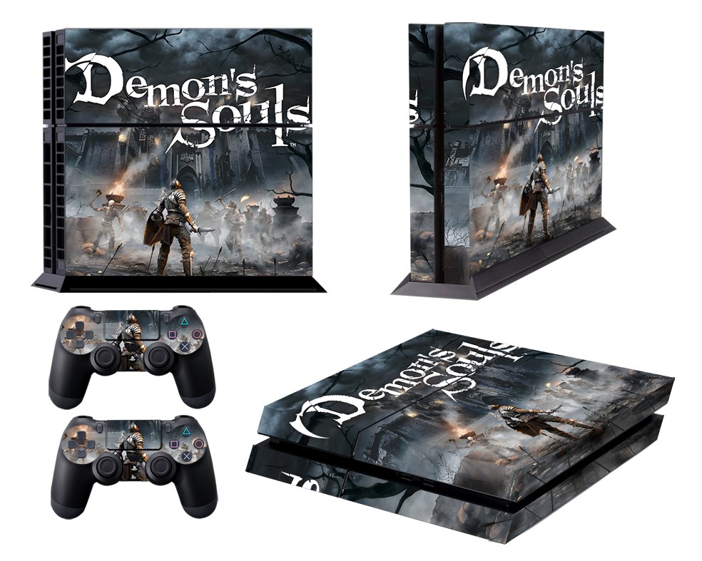 GameXcel Decal Skin Demon's Souls Sticker Playstation 4 PS4 Console Controllers