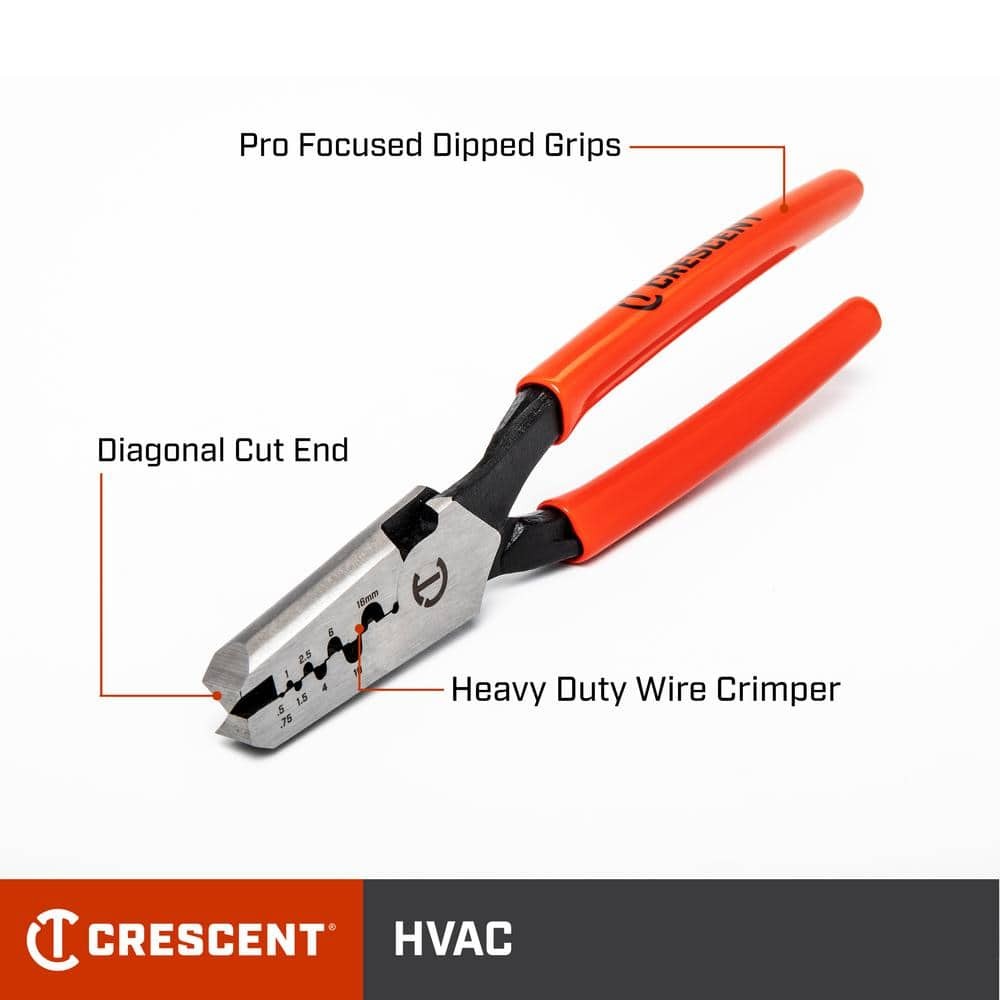 8 in. Wire Crimpers with Dipped Grips
