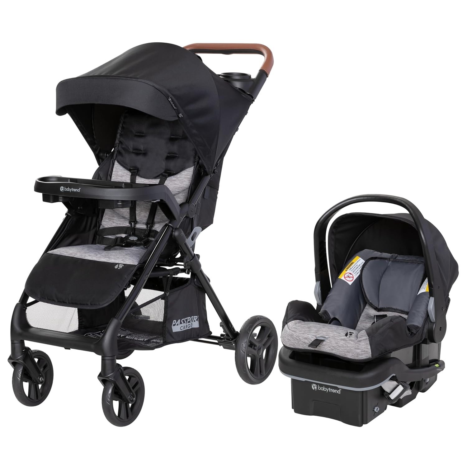 Standard Stroller with Swivel Wheels and Ergonomic Handle for Easy Maneuvering
